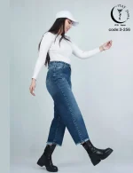 شلوار واید لگ کمردار