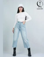شلوار واید لگ کمردار