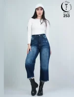 شلوار واید لگ کمردار